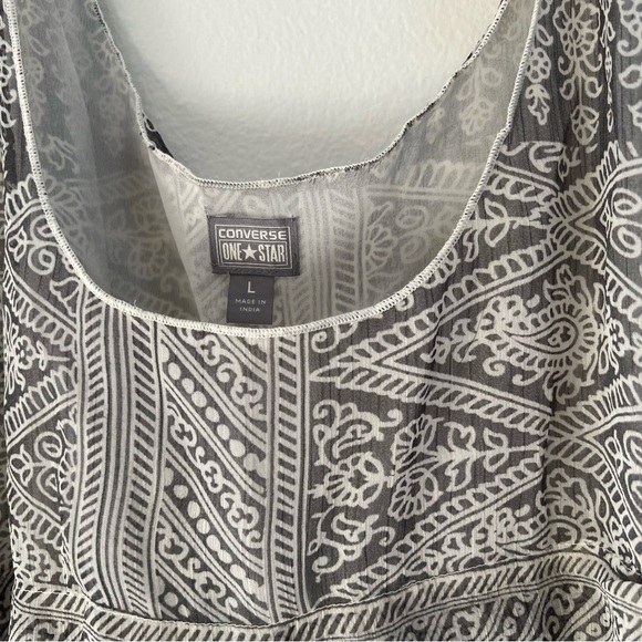 NWT Converse One Star Patterned Tank Top‎ L - Picture 2 of 7